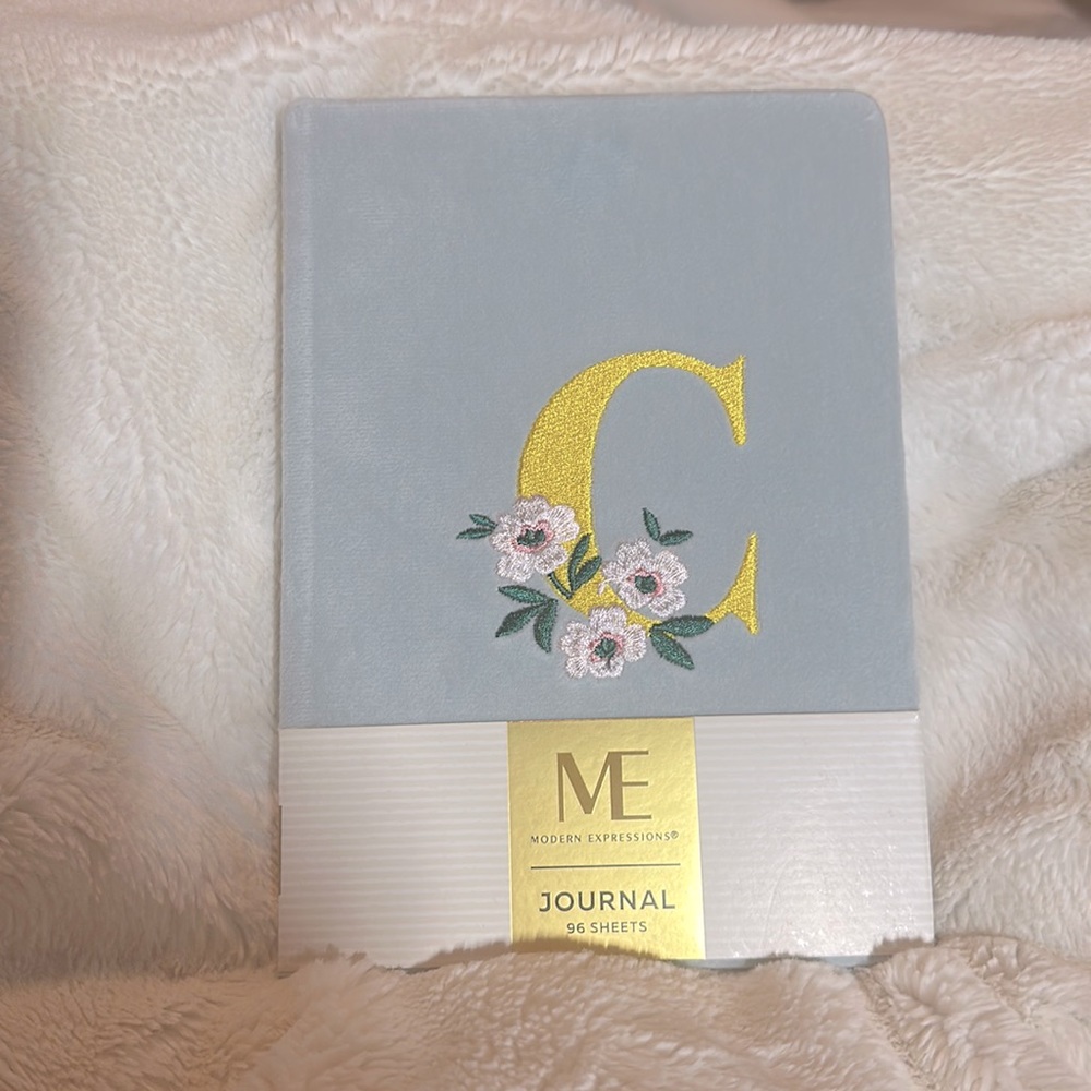 Modern Expressions journal letter C monogram 96 sheets